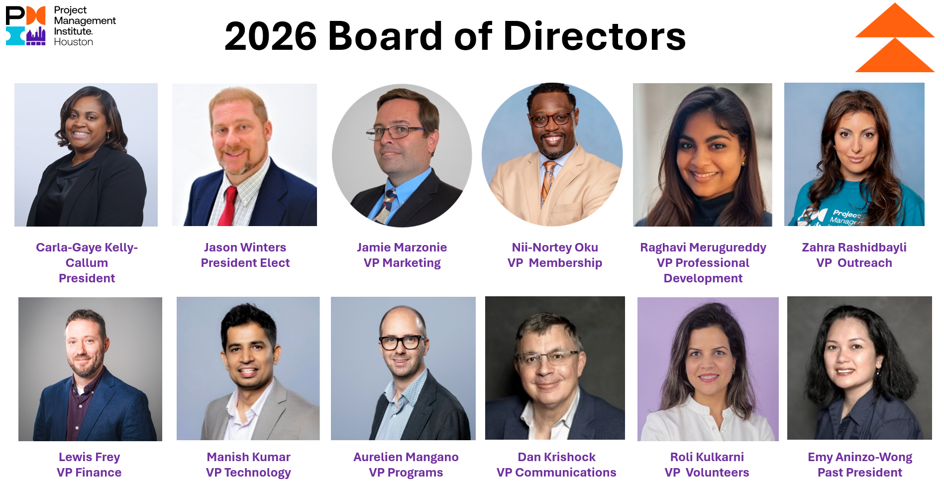 We are here to serve our diverse community of more than 5,200 members and are always looking for your feedback to help make your experience with PMI Houston all the more enriching. Image