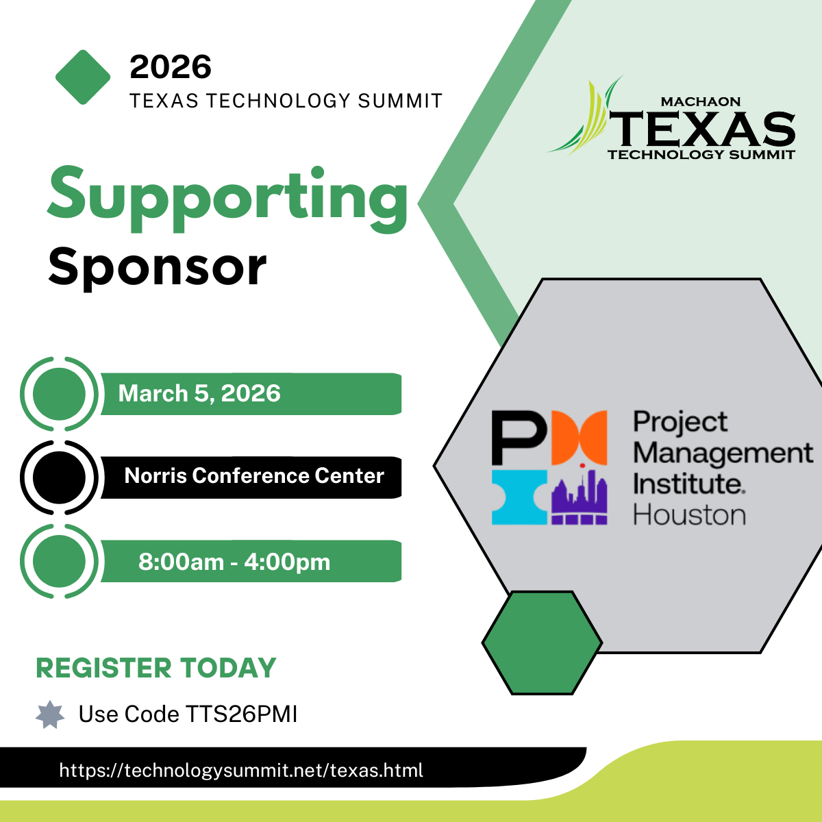 Texas Supporting Sponsor PMI
